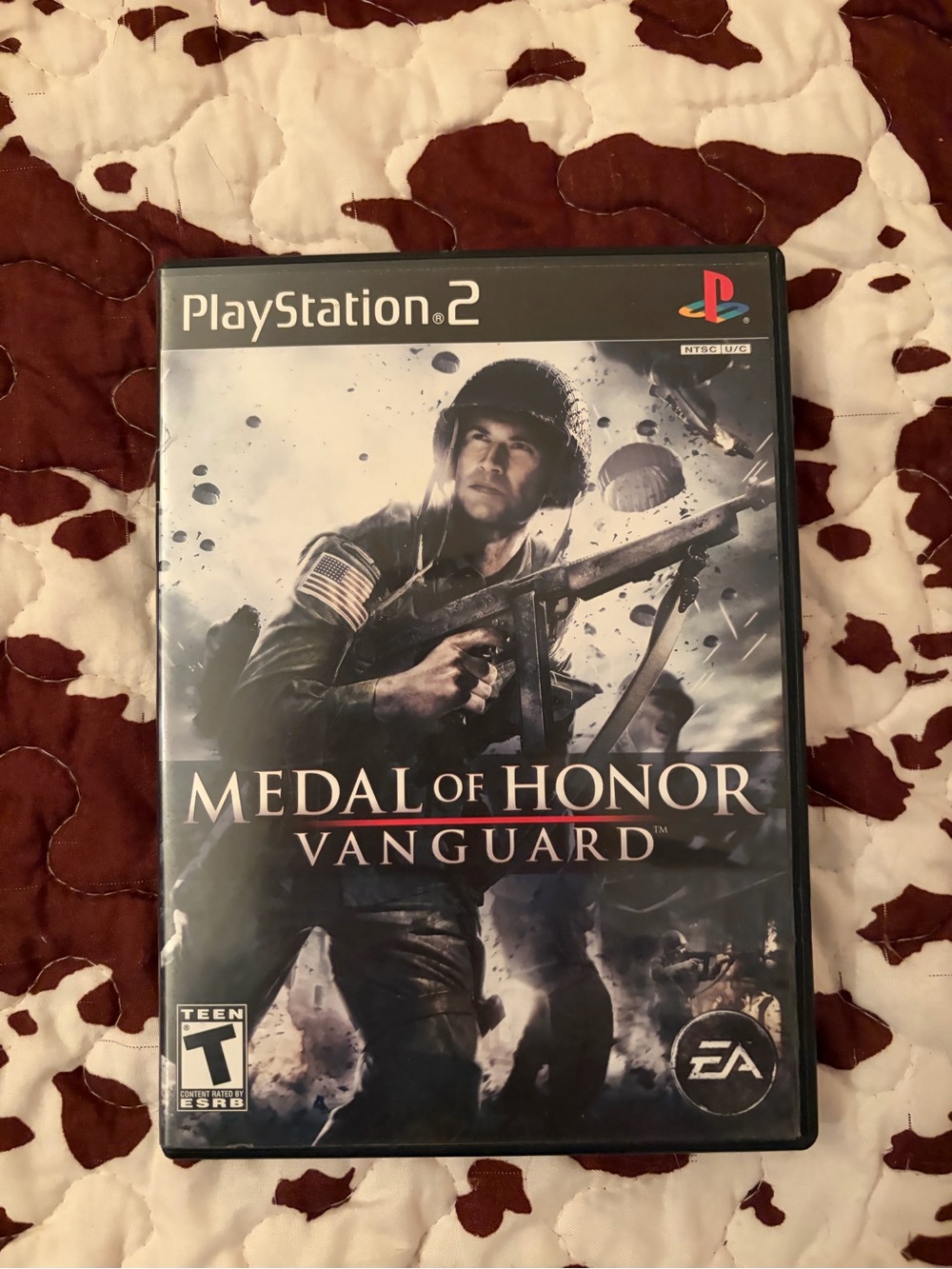 Medal of Honor Vanguard for PlayStation 2 - Black/Cream Cover